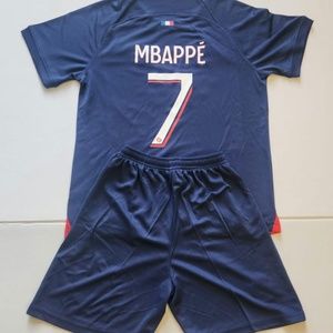 PSG MBAPPE KID SET 2 PC SHORT AND JERSEY